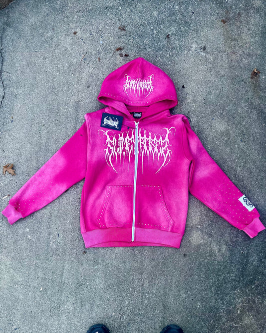 CLOUD PINK SUN-FADED “HOODIE”
