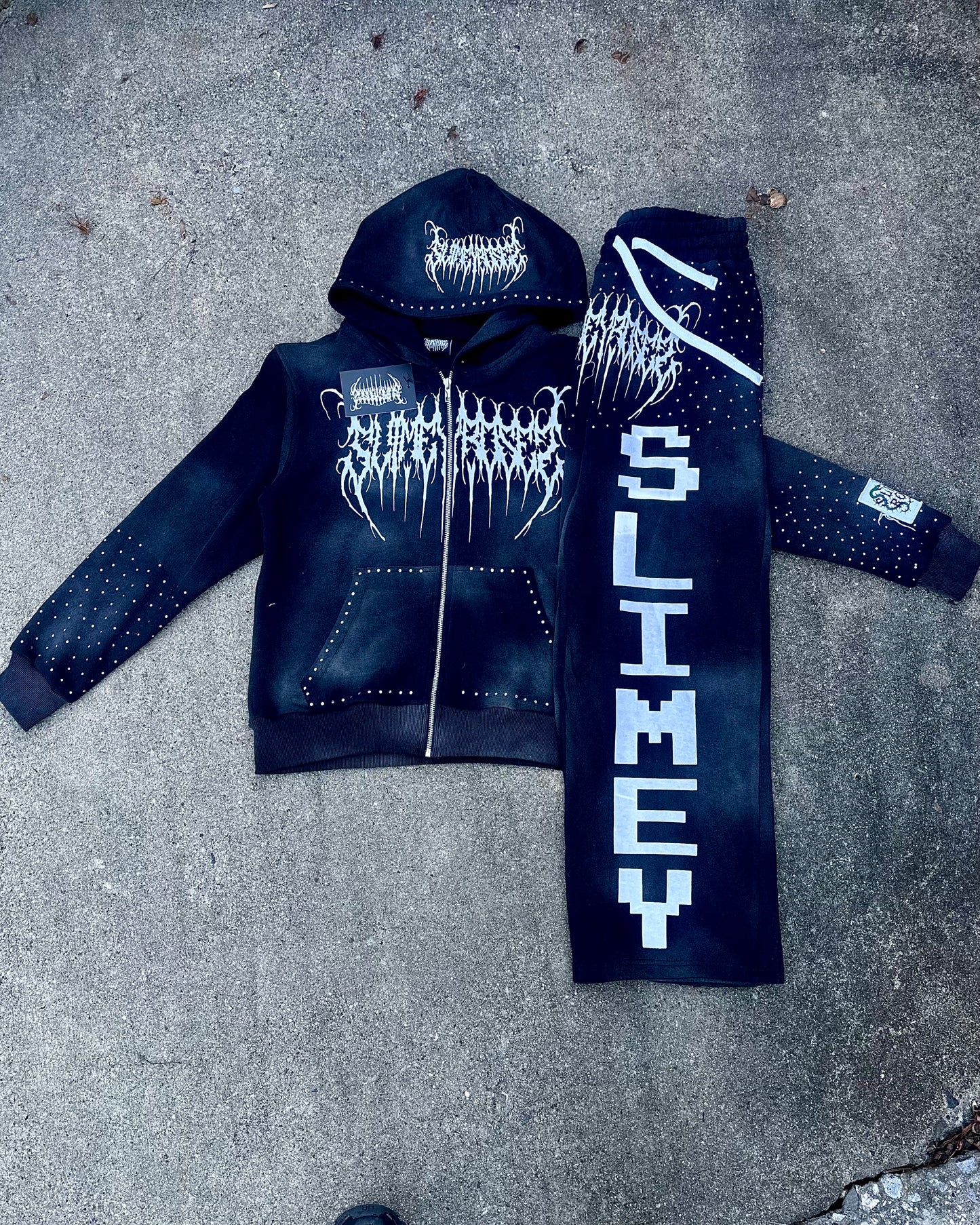 (BUNDLE) SLIMEY “CLOUD” BLACK SET