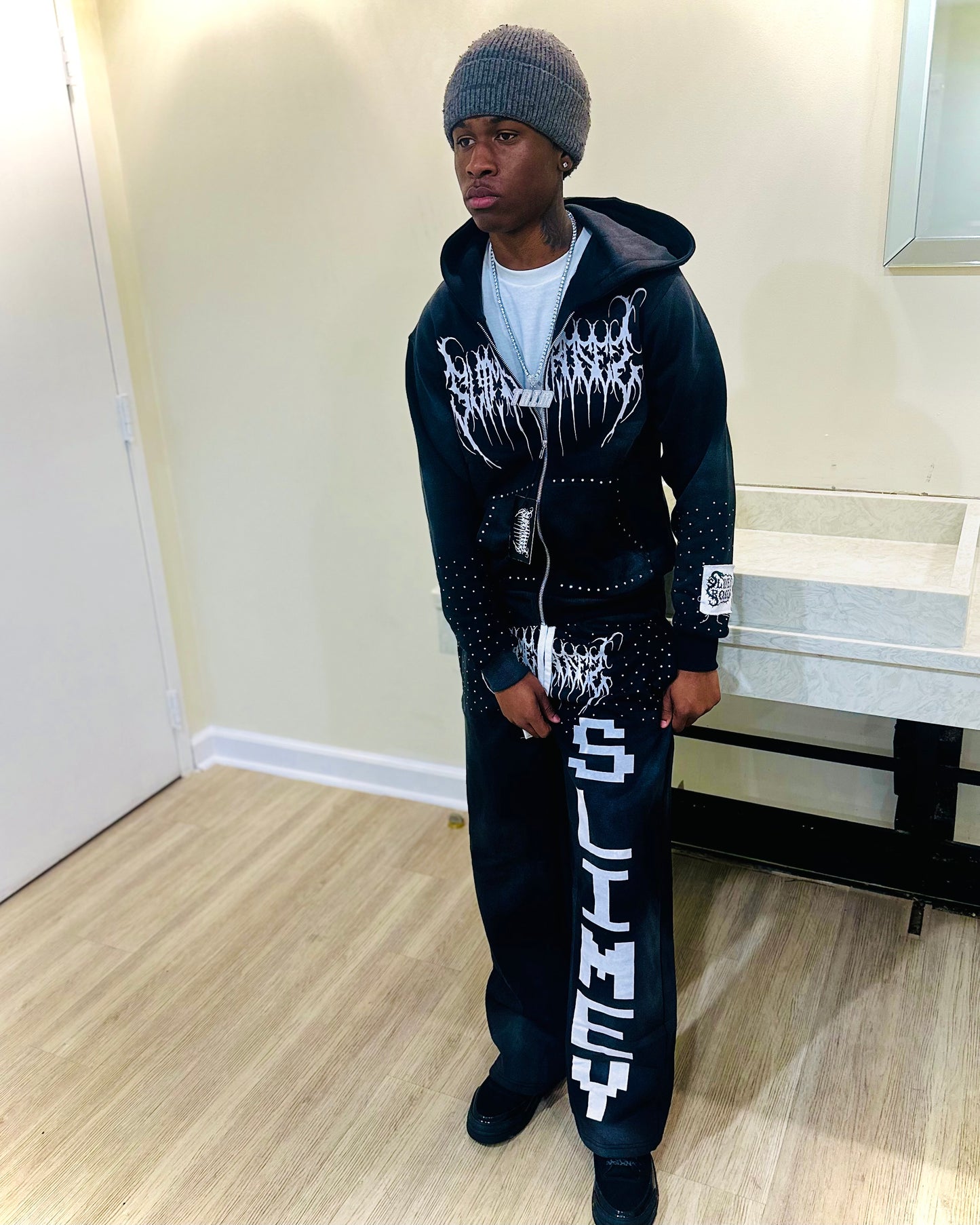 (BUNDLE) SLIMEY “CLOUD” BLACK SET