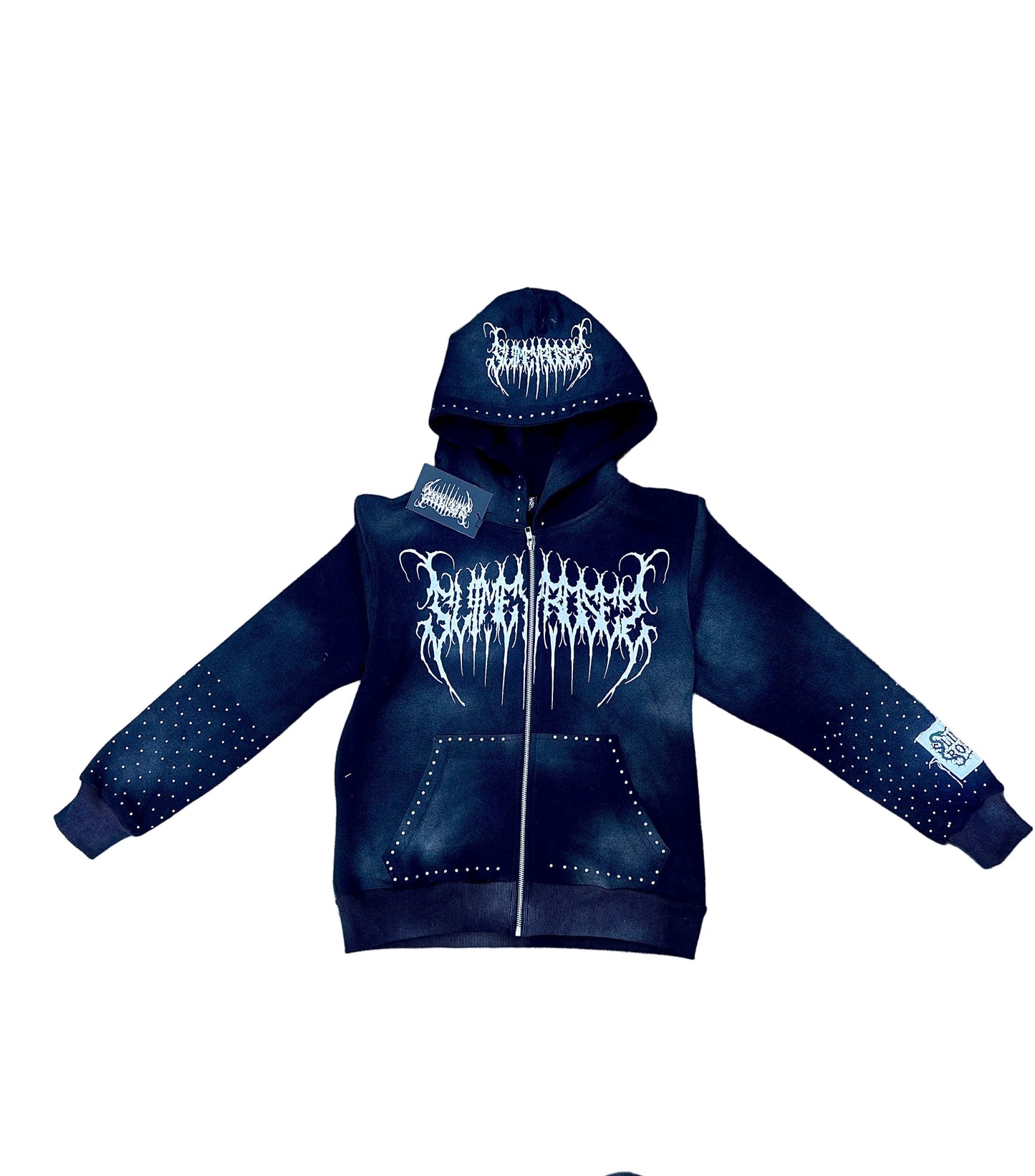 CLOUD BLACK SUN-FADED “HOODIE”